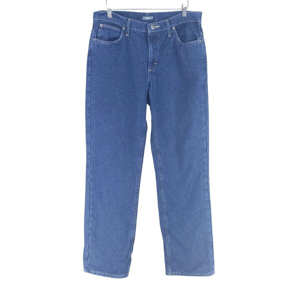 Cabela's Flannel Lined Denim Jeans Women's Sz 10 Regular Dark - Picture 1 of 8